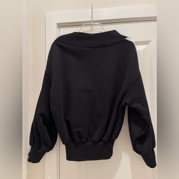 Palm Angels Logo Print Off-shoulder Sweatshirt Size Small Track Off Shoulder - Picture 2 of 16